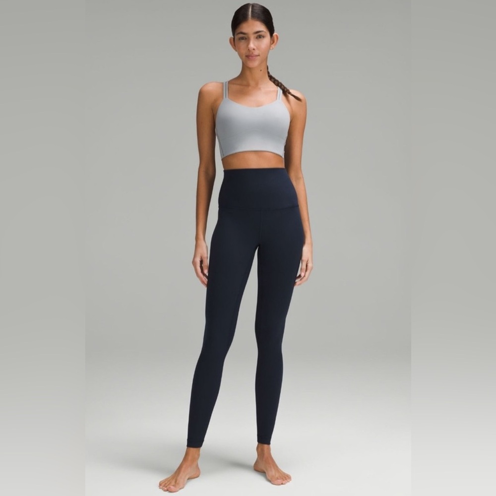 Lululemon Align Super High Rise True Navy Leggings 28” size 6